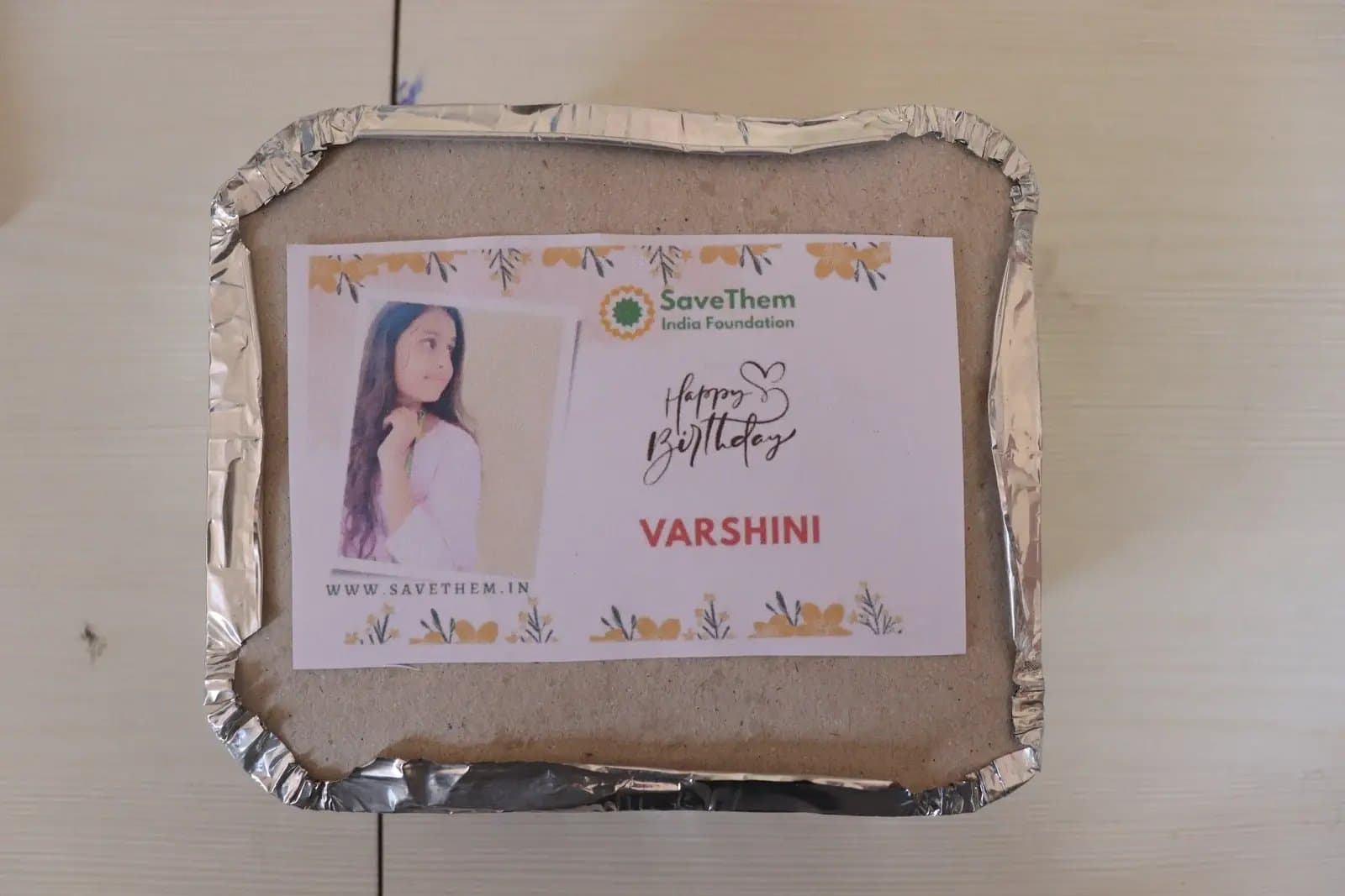 What a donor gives with Veg Biryani